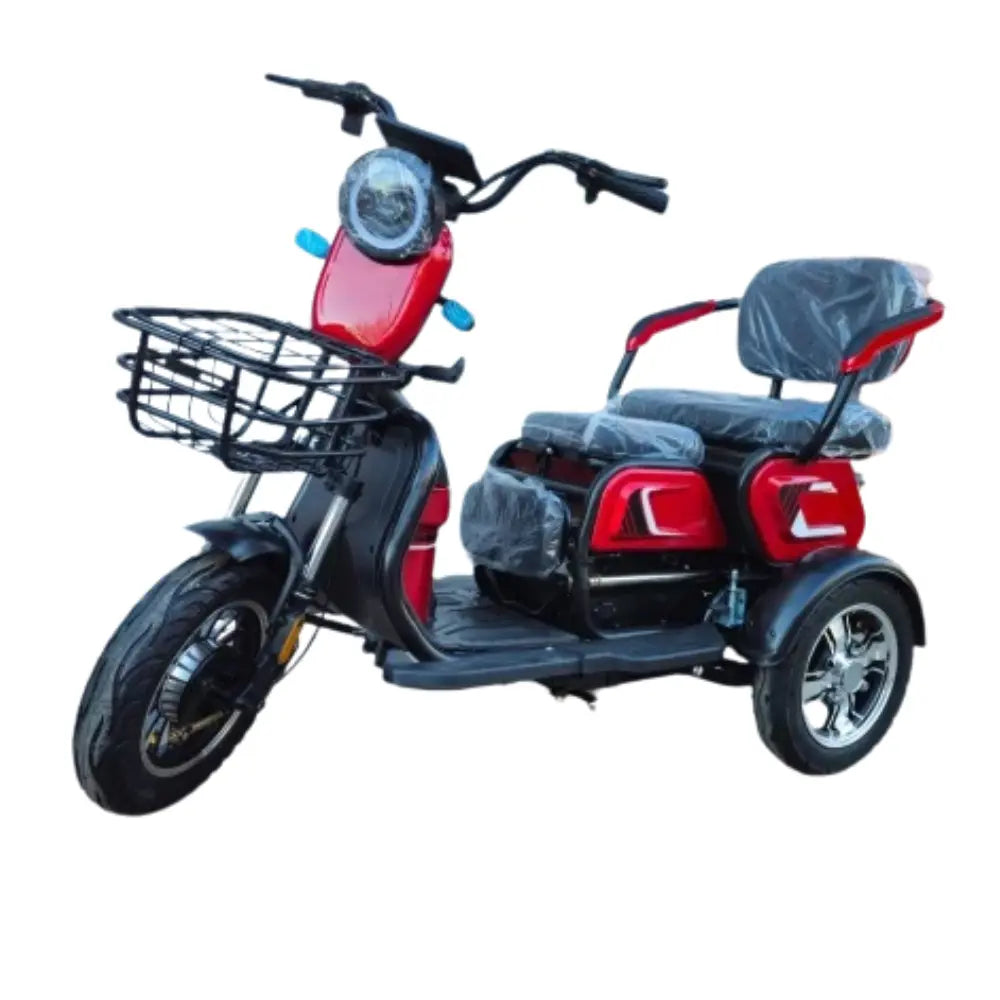 th-140-elektricheska-trikolka-48v-800w-chervena-nova-zashtitni-folii-trikolesen-skuter-bagajnik-koshnica-mobilnost-bulgaria-prodajba