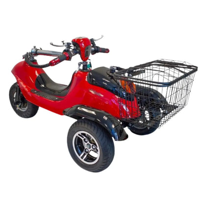 th-150-elektricheska-trikolka-zadna-dqsna-perspektiva-chervena-trikolka-mobility-scooter-bagajnik-stabilnost-komfort-bulgaria-online