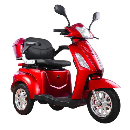 trivelo-elektricheska-trikolka-60v-1000w-chervena-trikolesen-skuter-mobility-scooter-vuzrastni-hora-invalidi-bulgaria-prodajba